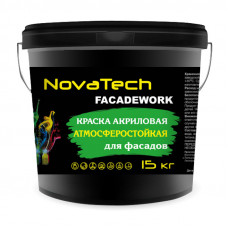 Краска фасадная Novatech Facadework 15 кг Краска фасадная Novatech Facadework 15 кг