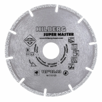 Диск алмазный отрезной Super Master (125х22.23 мм) Hilberg 510125