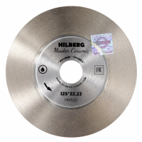 Диск алмазный отрезной Master Сeramic 125х25х22.23 мм, сплошной Hilberg HM520
