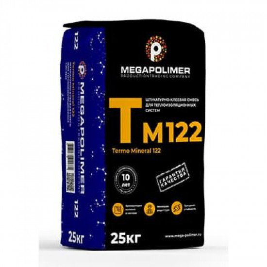 Megapolimer Клеевой состав для систем теплоизоляции Termo Mineral 122 25кг
