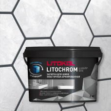 Затирка Litokol Litochrom Luxury Evo LLE.140 мокрый асфальт 2 кг
