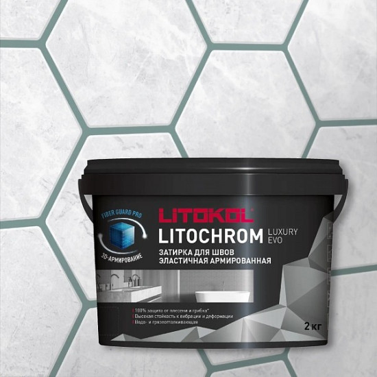 Затирка Litokol Litochrom Luxury Evo LLE.385 Нефрит 2 кг