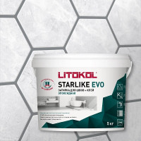 Затирка эпоксидная Litokol Starlike Evo S.115 серый шелк 5 кг Затирка эпоксидная Litokol Starlike Evo S.115 серый шелк 5 кг