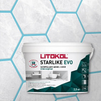 Затирка эпоксидная Litokol Starlike Evo S.320 Azzurro Caraibi 2.5 кг Затирка эпоксидная Litokol Starlike Evo S.320 Azzurro Caraibi 2.5 кг