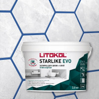 Затирка эпоксидная Litokol Starlike Evo S.350 Blu Zaffiro 2.5 кг Затирка эпоксидная Litokol Starlike Evo S.350 Blu Zaffiro 2.5 кг