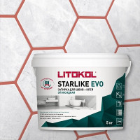 Затирка эпоксидная Litokol Starlike Evo S.580 Rosso Mattone 5 кг Затирка эпоксидная Litokol Starlike Evo S.580 Rosso Mattone 5 кг