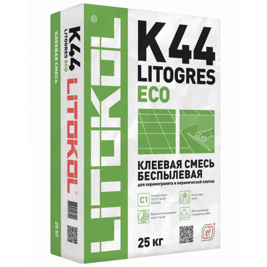 Клей для плитки Litokol Litogres K44 25кг