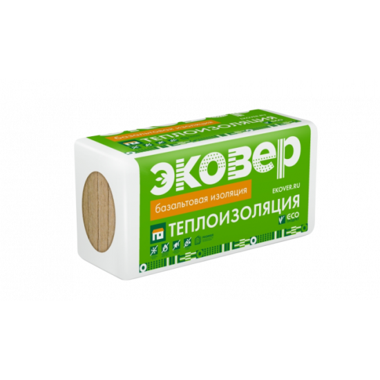 Утеплитель ЭКОВЕР ЛАЙТ 40 1000х600х50 12шт 0,36м3 (7,2м2)