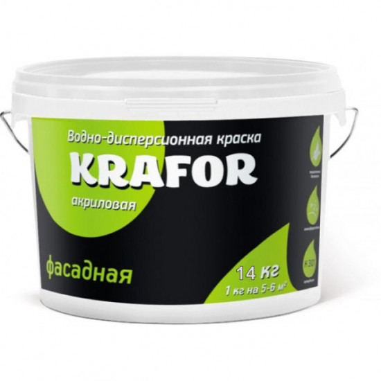 Фасадная краска акриловая ВД 14 кг