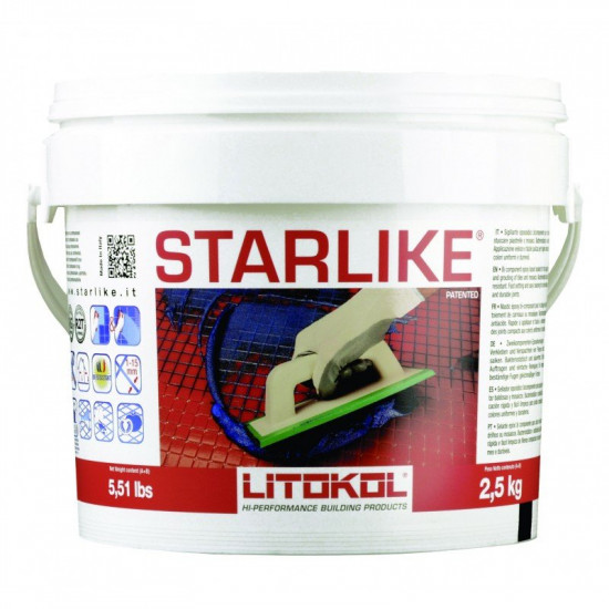 Затирка Litokol Litochrom Starlike, светло-бежевая С.290 (2.5 кг)