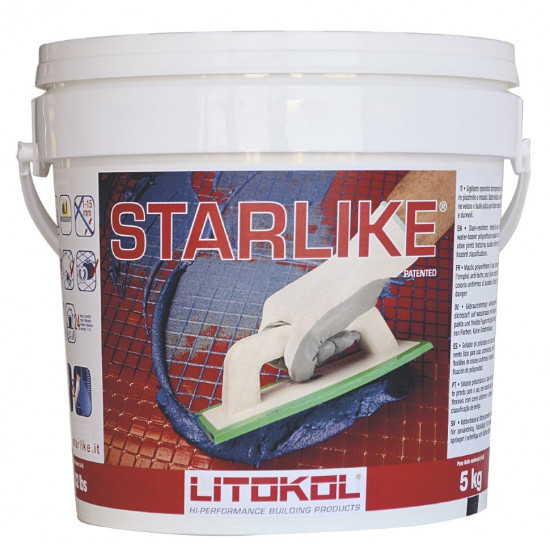Затирка Litokol Litochrom Starlike, светло-серая С.220 (5 кг)