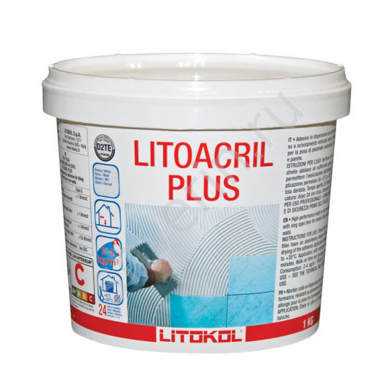 Дисперсионный клей Litokol LITOACRIL PLUS (1 кг)