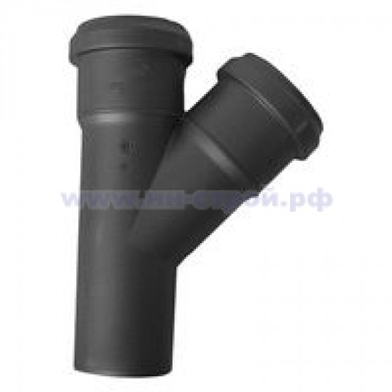 Тройник внутренний d50x50мм 45гр