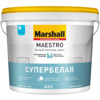 Маршал Маэстро Maestro Белый потолок люкс Глубокоматовая 4.5л Маршал Маэстро Maestro Белый потолок люкс Глубокоматовая 4.5л