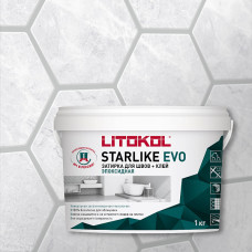 Затирка эпоксидная Litokol Starlike Evo S.105 белый титанио 1 кг