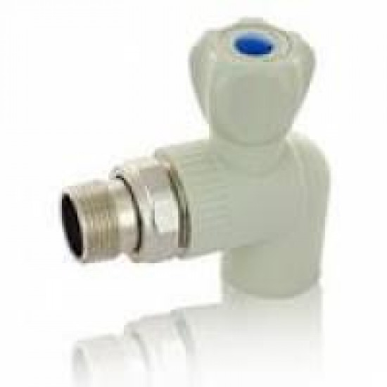 Кран шаровый для радиатора 25х3/4 угловой (vostok)