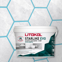 Затирка эпоксидная Litokol Starlike Evo S.320 голубой карибский 1 кг Затирка эпоксидная Litokol Starlike Evo S.320 голубой карибский 1 кг