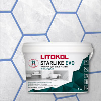 Затирка эпоксидная Litokol Starlike Evo S.330 небесно синий 1 кг Затирка эпоксидная Litokol Starlike Evo S.330 небесно синий 1 кг