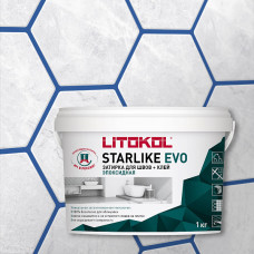Затирка эпоксидная Litokol Starlike Evo S.350 сапфировый 1 кг