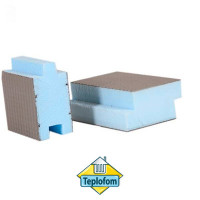 Теплоизоляционная панель Teplofom+ SP шип-паз двусторонняя (1250х600мм)