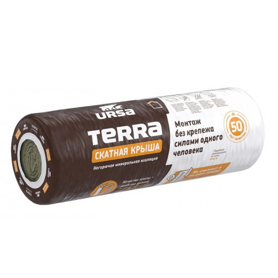 Утеплитель URSA (УРСА) GEO Скатная крыша 3900х1200х150мм (4,68м2/0,702м3)